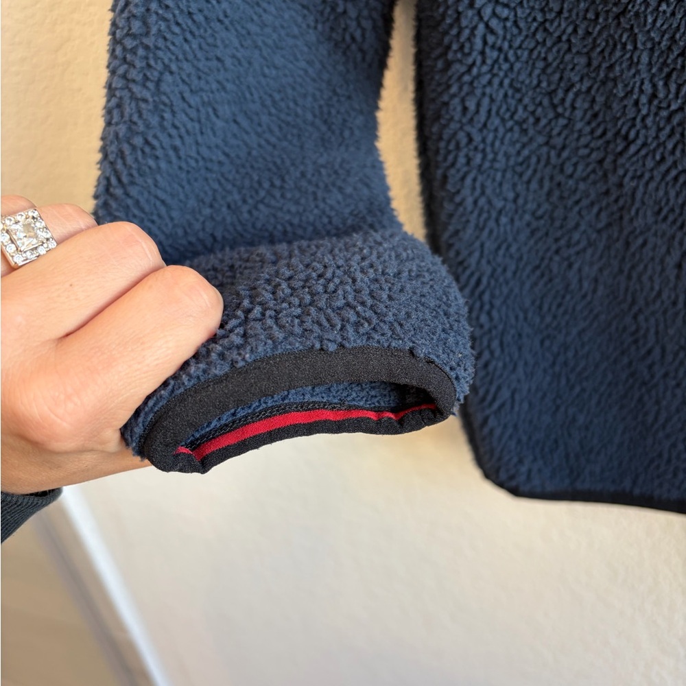 Vineyard Vines Kids Blue Fleece Pullover - Picture 5 of 6